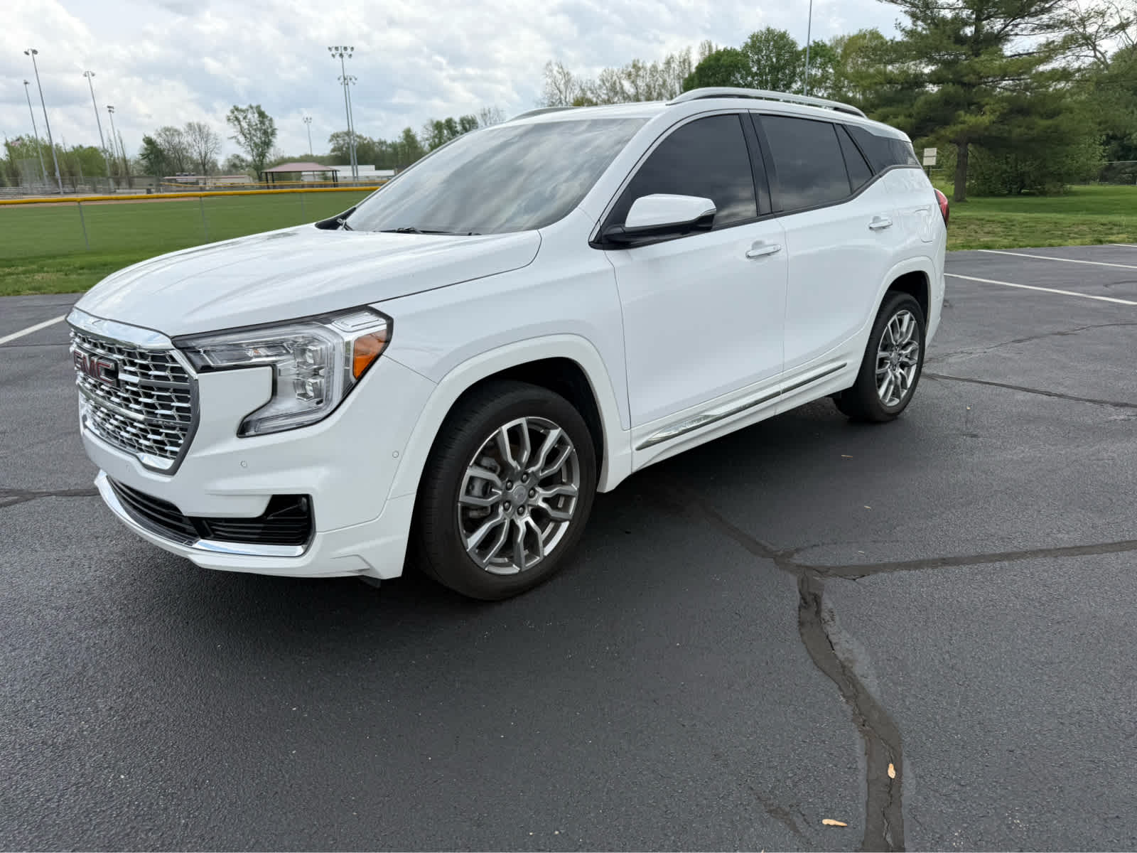 Used 2023 GMC Terrain Denali with VIN 3GKALXEG1PL141977 for sale in Shelbyville, IN
