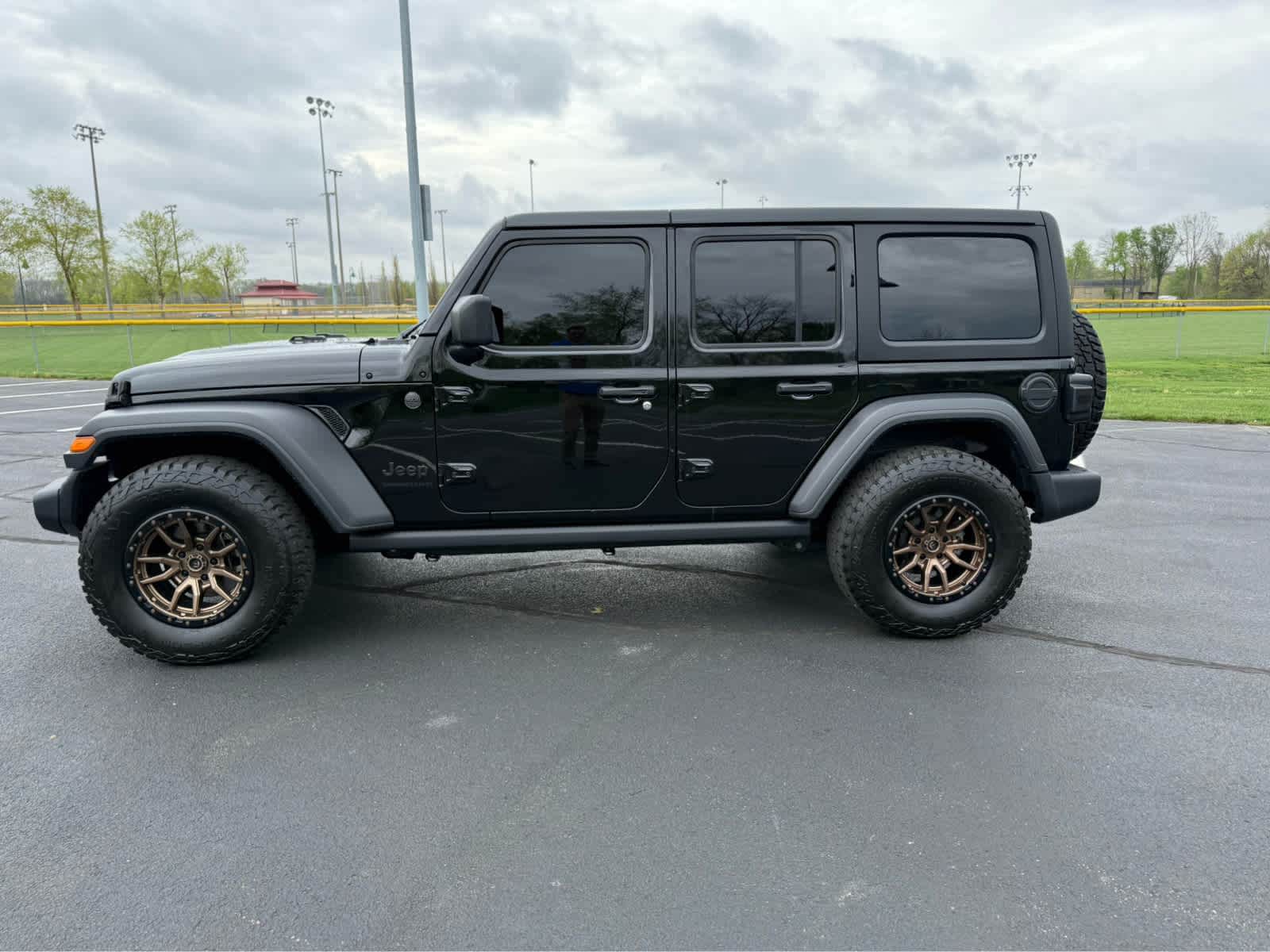 Used 2023 Jeep Wrangler 4-Door Sport S with VIN 1C4HJXDG0PW682207 for sale in Shelbyville, IN
