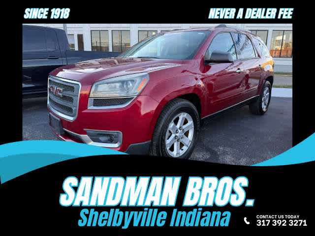 Used 2013 GMC Acadia SLE with VIN 1GKKRPKD2DJ205511 for sale in Shelbyville, IN