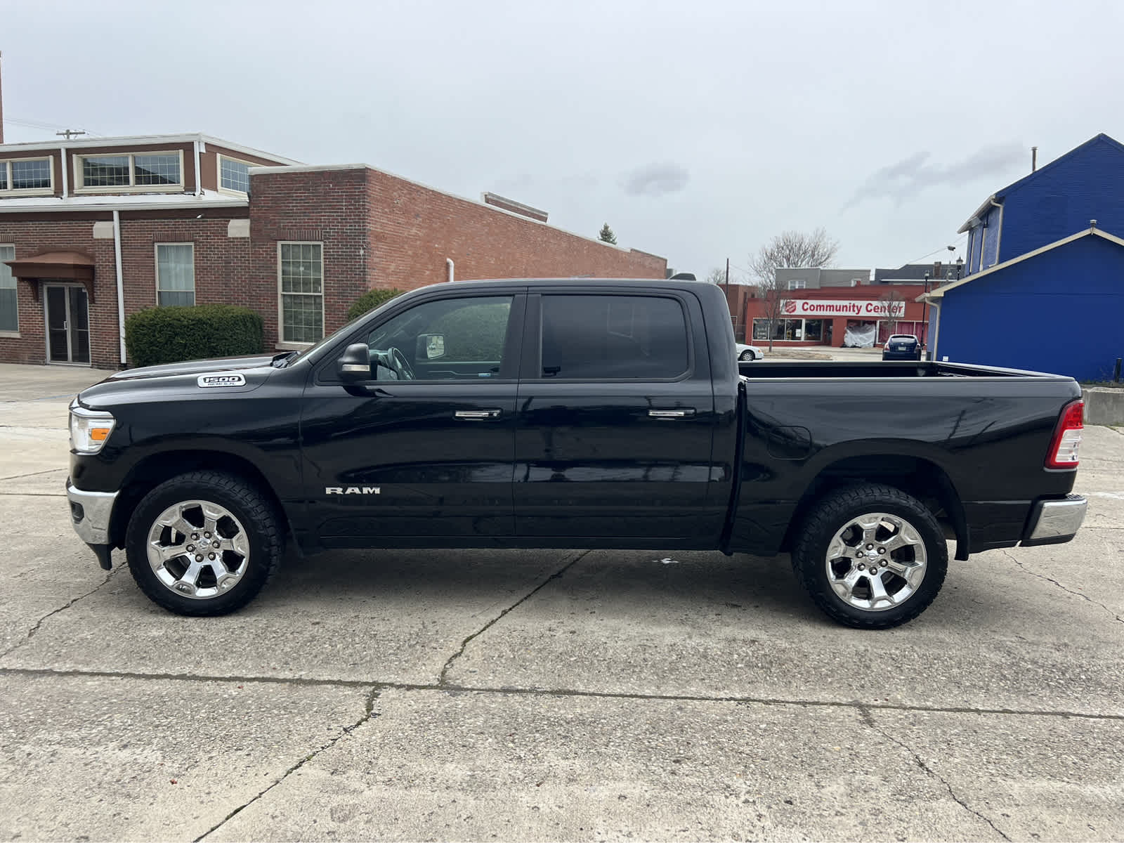 Used 2019 RAM Ram 1500 Pickup Big Horn/Lone Star with VIN 1C6SRFFT4KN815592 for sale in Shelbyville, IN