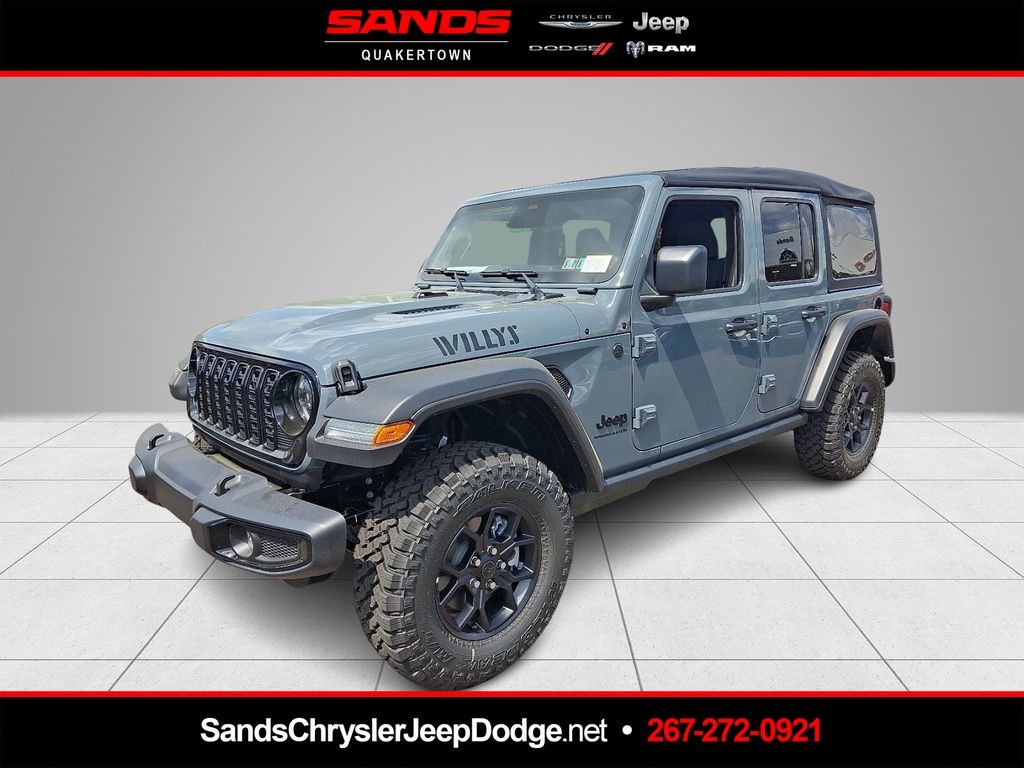 New 2026 Jeep Wrangler 4-DOOR WILLYS Sport Utility