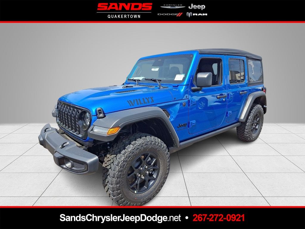 New 2026 Jeep Wrangler 4-DOOR WILLYS Sport Utility