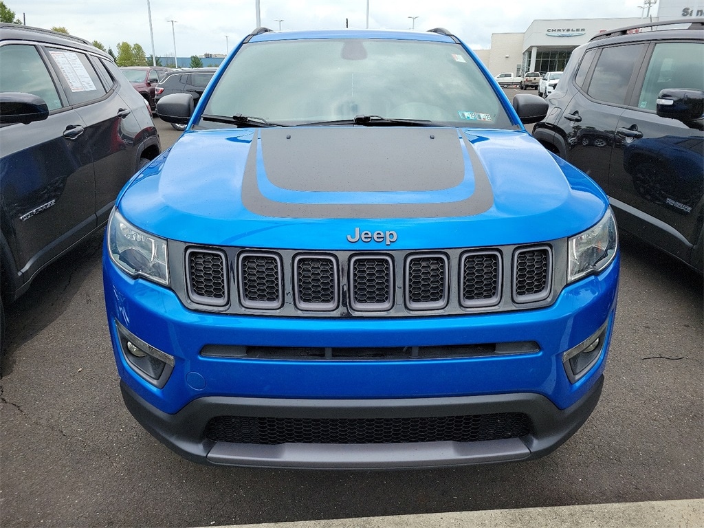 Certified 2021 Jeep Compass 80th Spec. Edition with VIN 3C4NJDEB8MT543349 for sale in Quakertown, PA