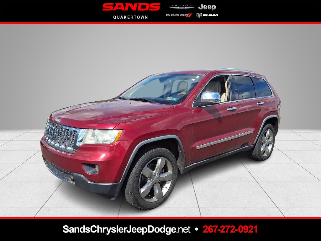 Used 2012 Jeep Grand Cherokee Overland with VIN 1C4RJFCG1CC115628 for sale in Quakertown, PA