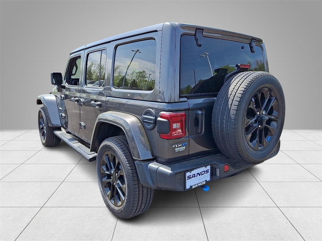 Used 2022 Jeep Wrangler Unlimited Sahara 4XE with VIN 1C4JJXP62NW126367 for sale in Quakertown, PA