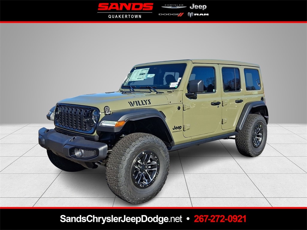 New 2026 Jeep Wrangler 4-DOOR WILLYS Sport Utility