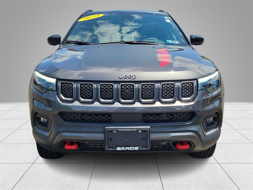 Certified 2023 Jeep Compass Trailhawk with VIN 3C4NJDDN1PT525419 for sale in Quakertown, PA