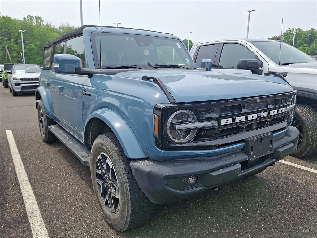 Used 2022 Ford Bronco 4-Door Outer Banks with VIN 1FMDE5BH3NLB45974 for sale in Quakertown, PA