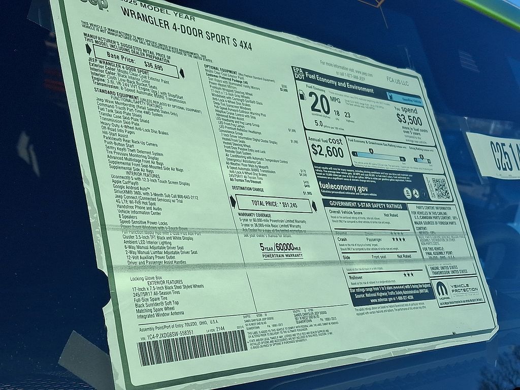 2025 Jeep Wrangler 4-Door Sport S - Photo 19