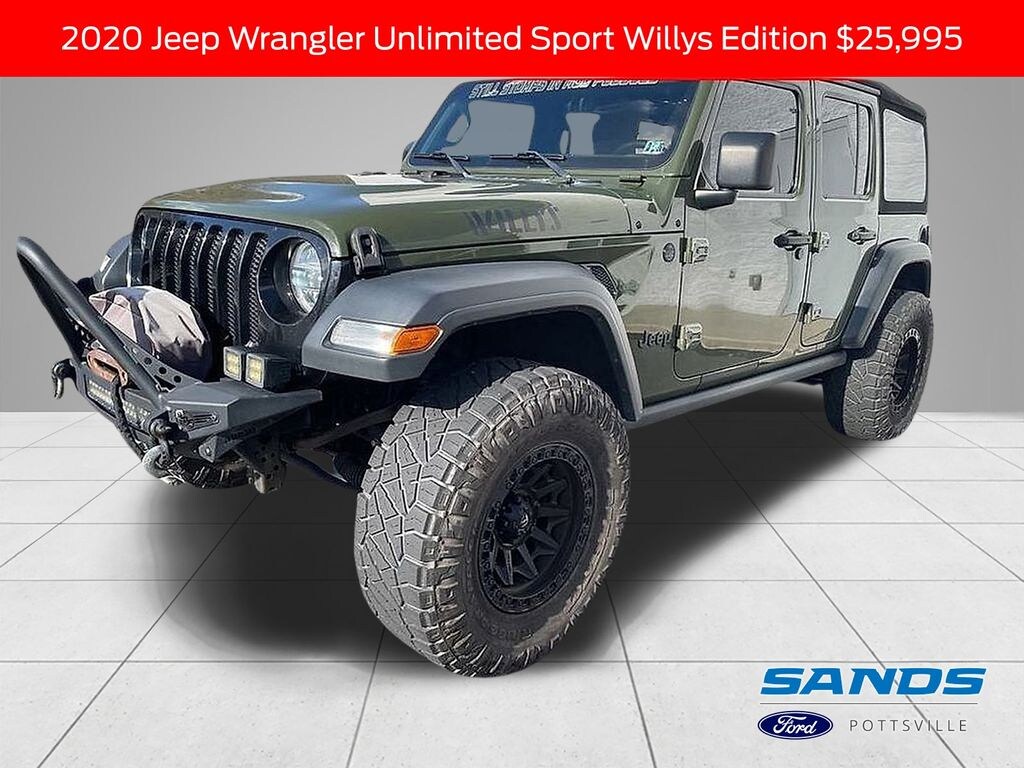 Used 2020 Jeep Wrangler Unlimited Willys SUV