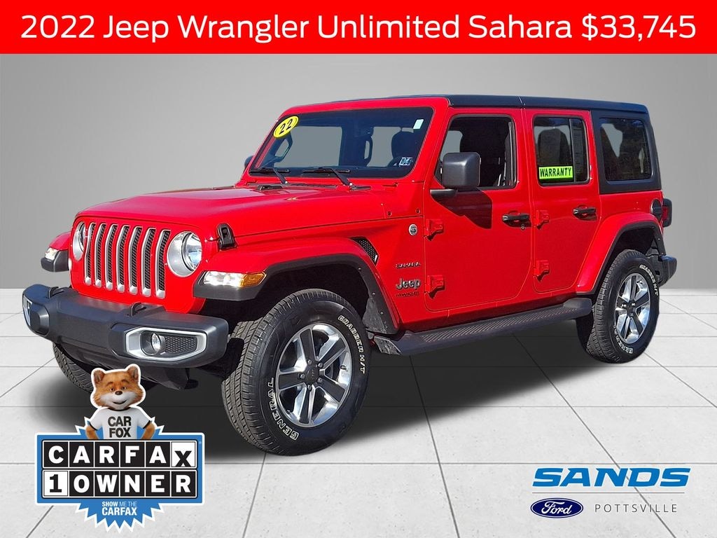 Used 2022 Jeep Wrangler Unlimited Sahara SUV