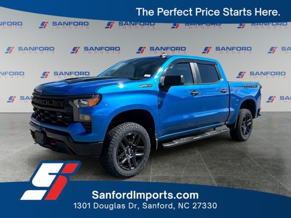 Used 2022 Chevrolet Silverado 1500 Custom Trail Boss Truck Crew Cab