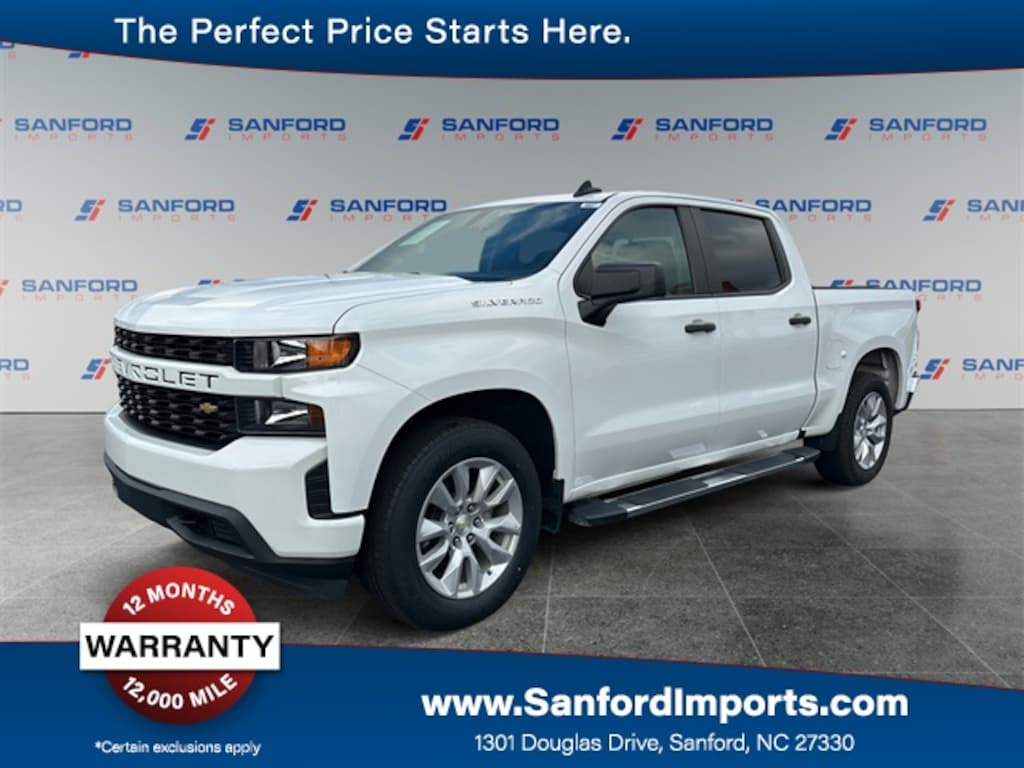Used 2021 Chevrolet Silverado 1500 Custom Truck Crew Cab