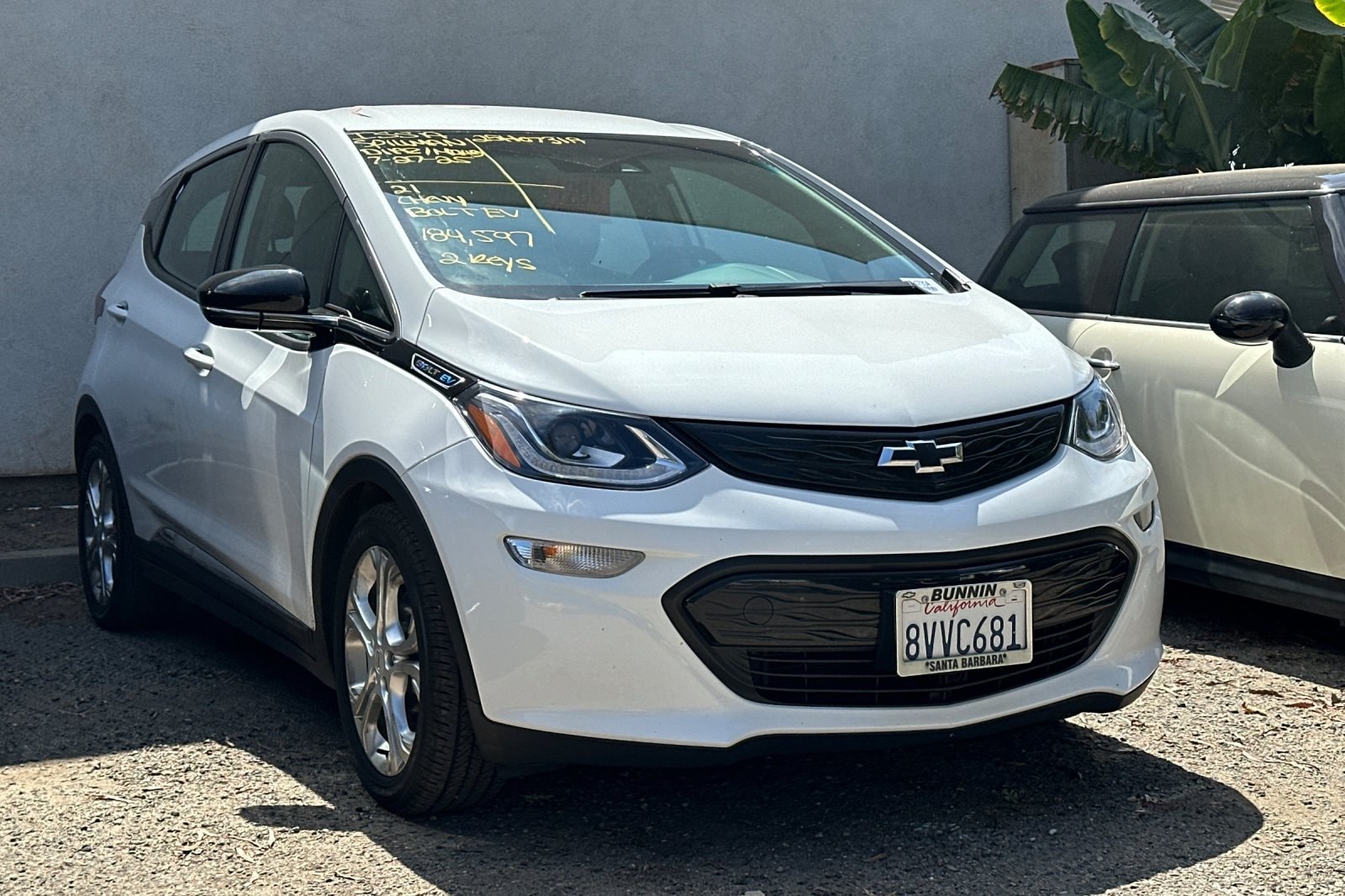 Used 2021 Chevrolet Bolt EV LT with VIN 1G1FY6S0XM4108913 for sale in Goleta, CA