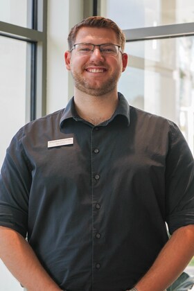 Staff member Gage Hawkins from ID_abc287e9635d