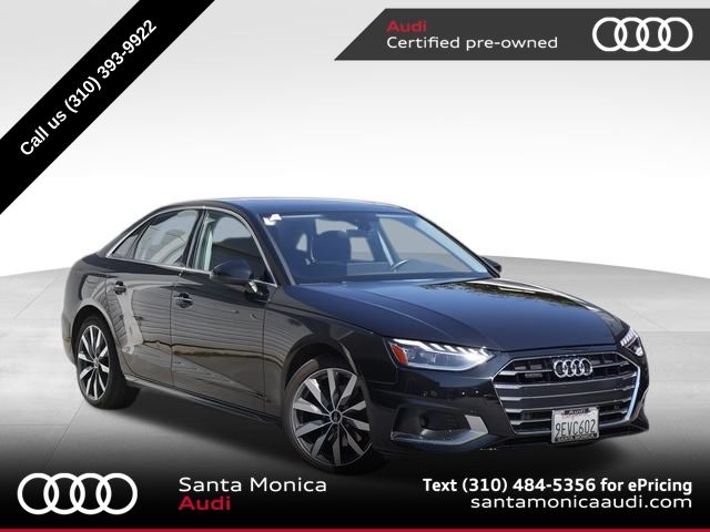 Mythos Black Metallic 2023 Certified Pre-owned Audi A4 40
