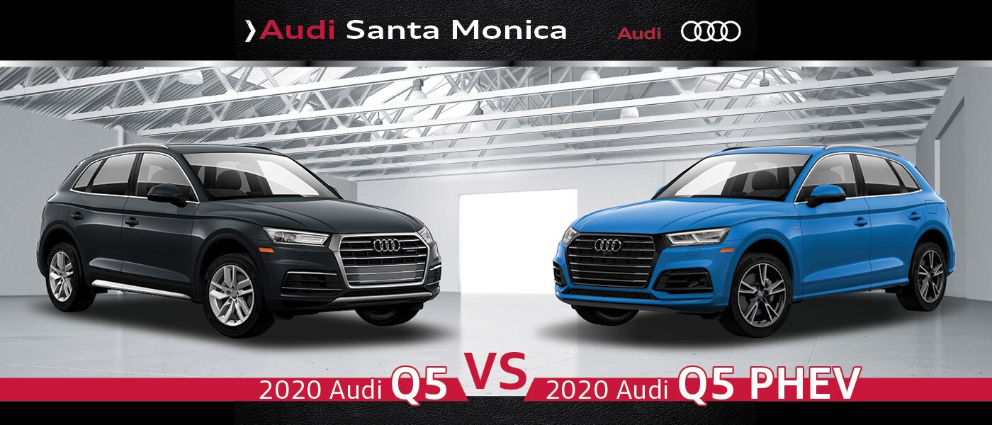 2020 Audi Q5 vs. 2020 Audi Q5 PHEV