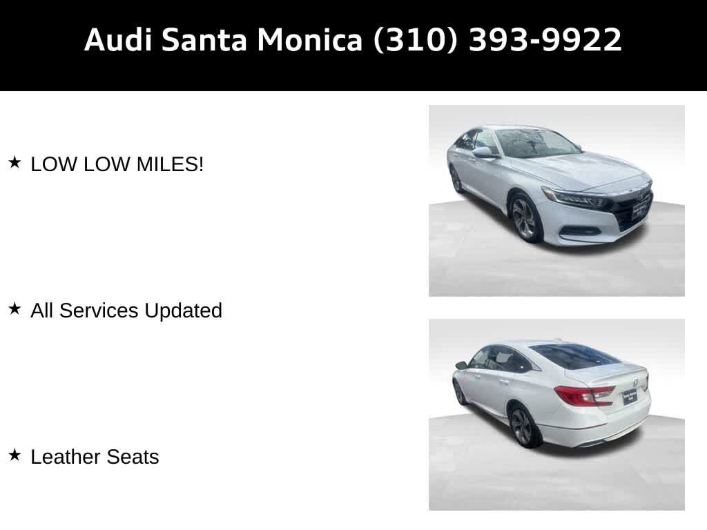 Used 2019 Honda Accord EX-L 1.5T Sedan