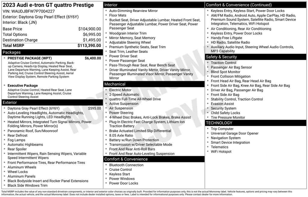 Thumbnail: 2023 Audi e-tron GT - 7