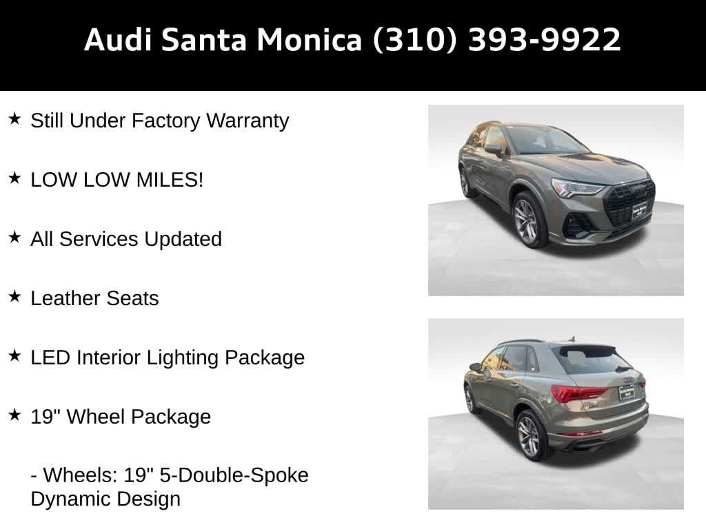 Used 2024 Audi Q3 S Line Premium SUV