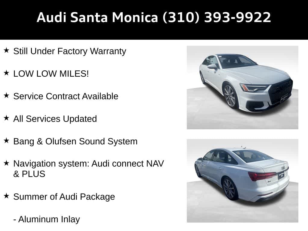 Used 2024 Audi A6 Premium Sedan