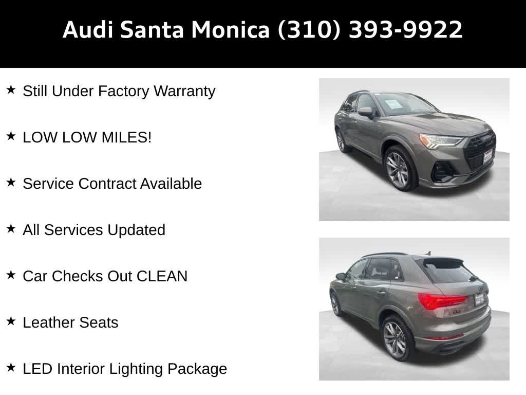 Used 2024 Audi Q3 S Line Premium SUV