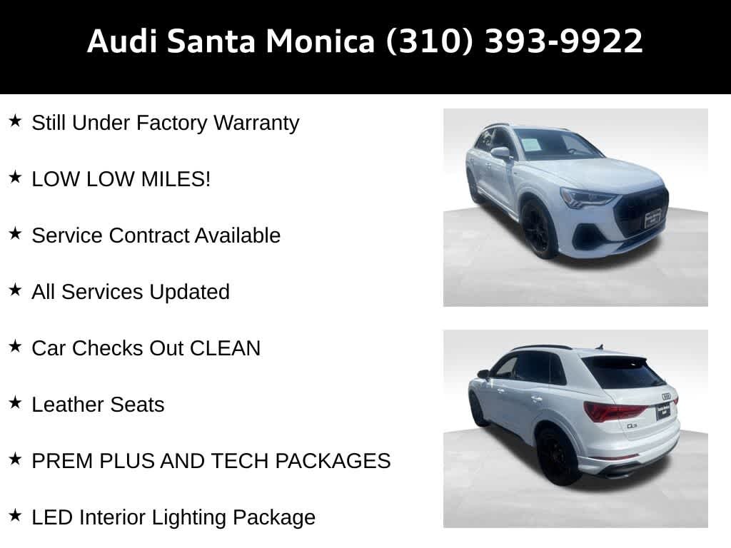 Used 2023 Audi Q3 S Line Premium Plus SUV