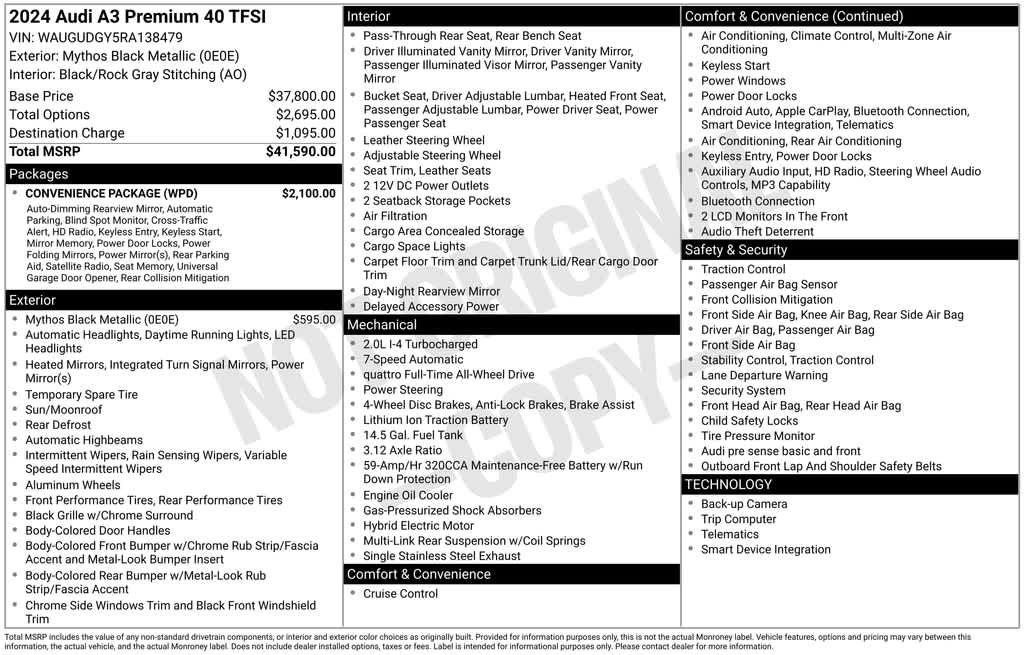 Thumbnail: 2024 Audi A3 - 7