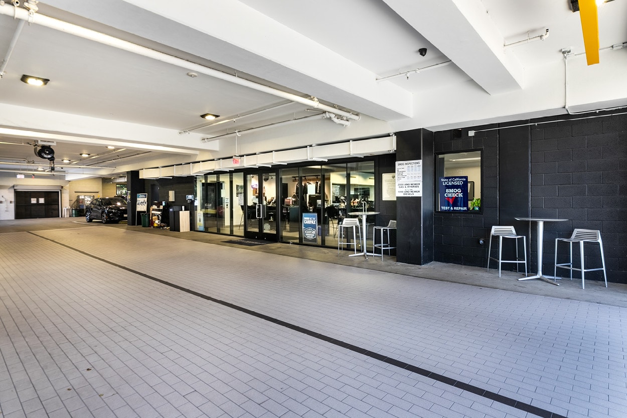 The clean and professional service bay at Santa Monica Ford.