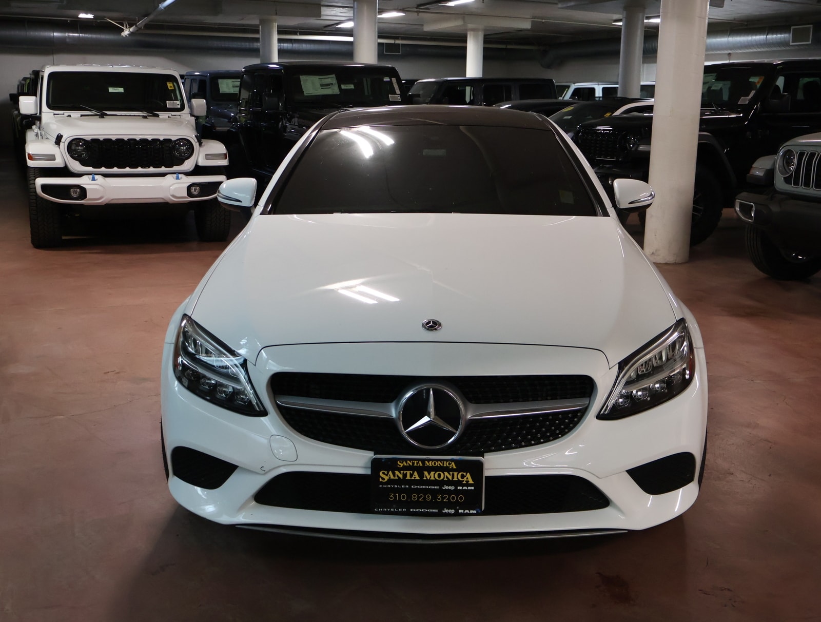 Used 2019 Mercedes-Benz C-Class Coupe C300 with VIN WDDWJ8DB2KF828770 for sale in Santa Monica, CA