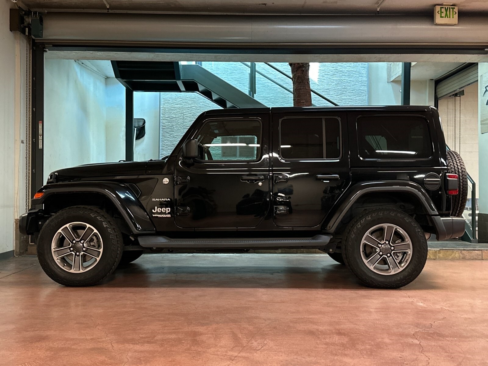 Certified 2020 Jeep Wrangler Unlimited Sahara with VIN 1C4HJXEN3LW207397 for sale in Santa Monica, CA