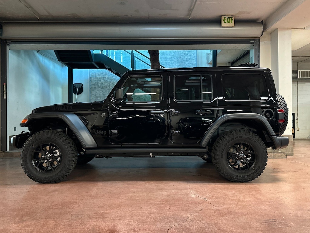 New 2025 Jeep Wrangler 4-DOOR WILLYS Sport Utility