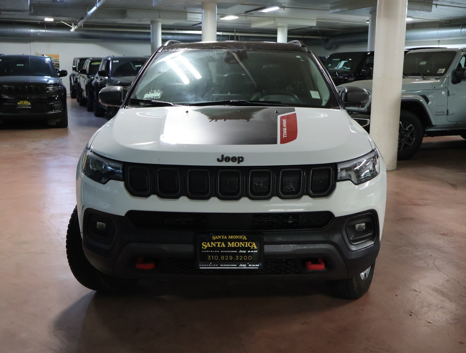 Used 2022 Jeep Compass Trailhawk with VIN 3C4NJDDB5NT160665 for sale in Santa Monica, CA