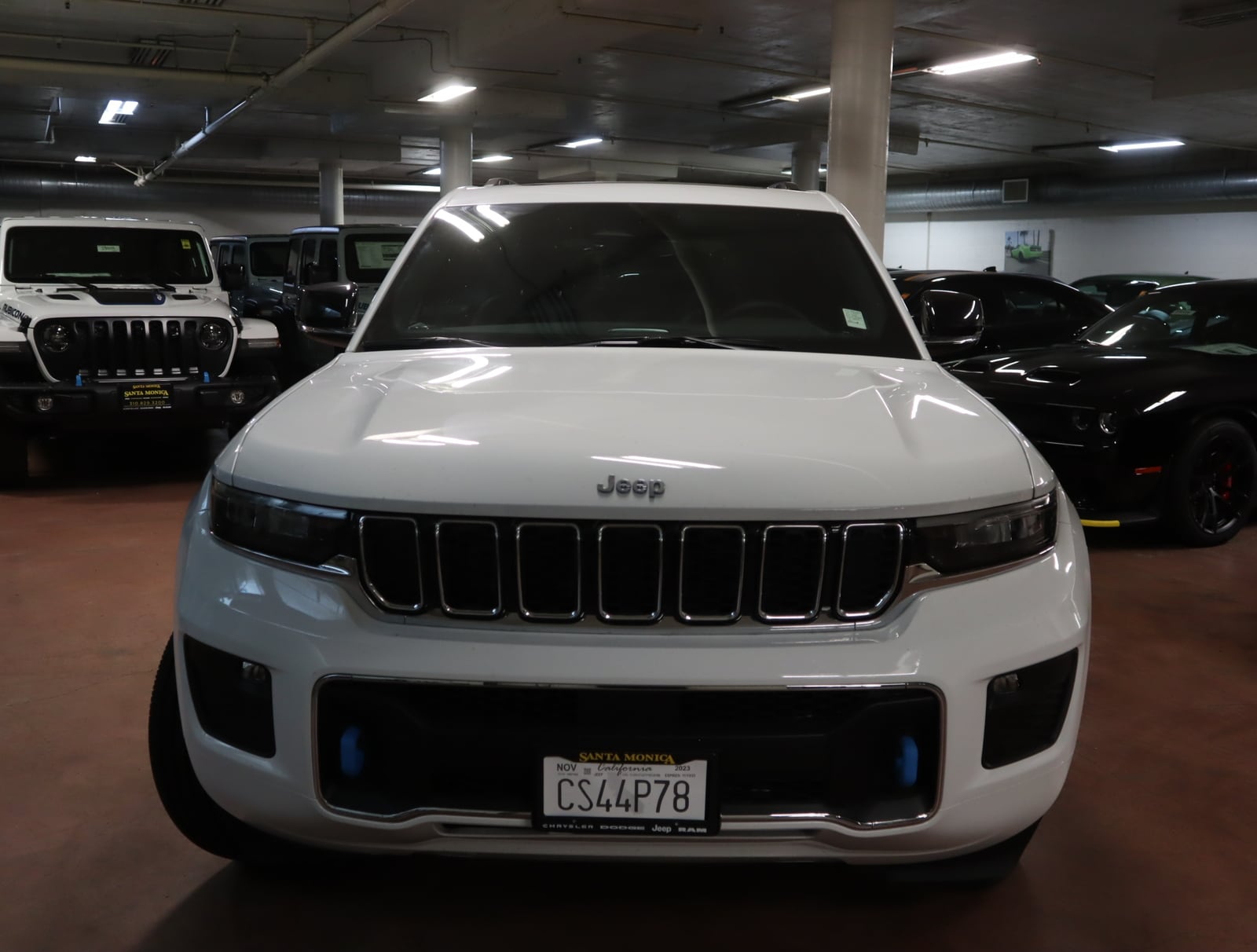 Used 2023 Jeep Grand Cherokee Overland 4xe with VIN 1C4RJYD67P8802185 for sale in Santa Monica, CA