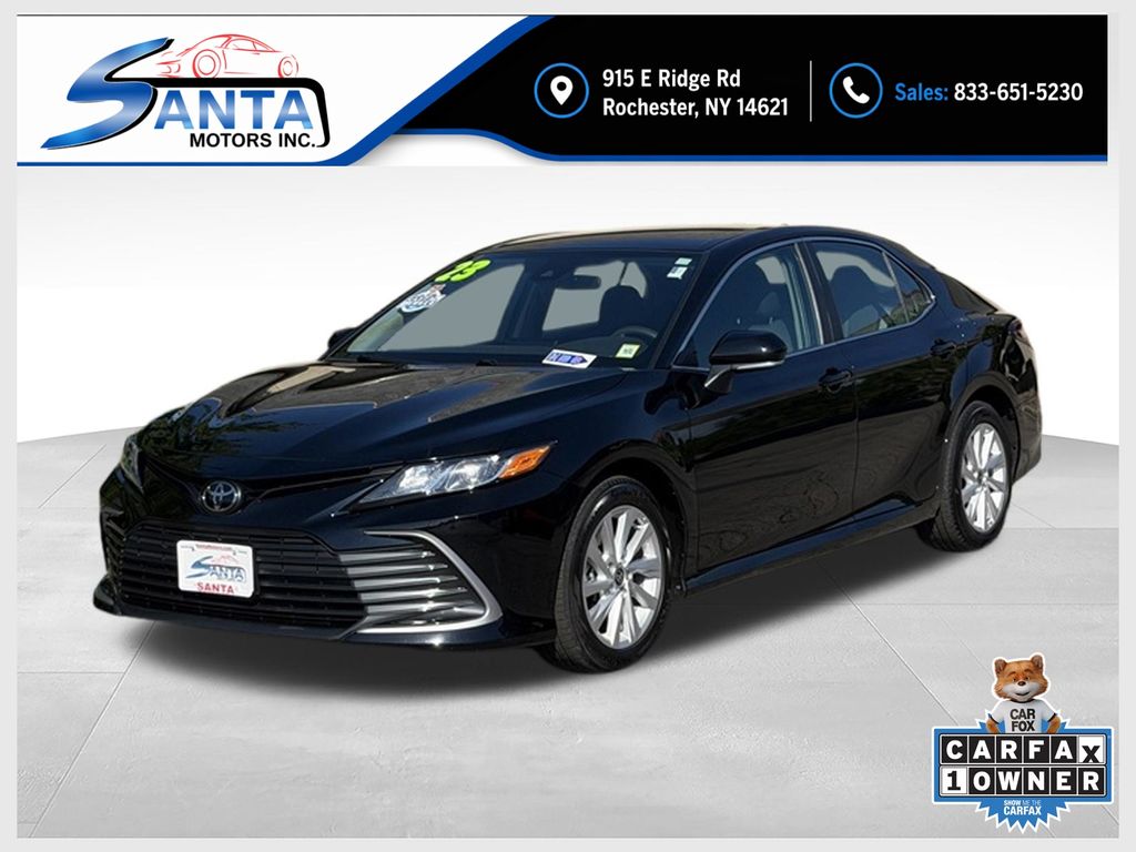 Midnight Black Metallic 2023 Toyota Camry Sedan All-Wheel Drive 8-Speed Automatic