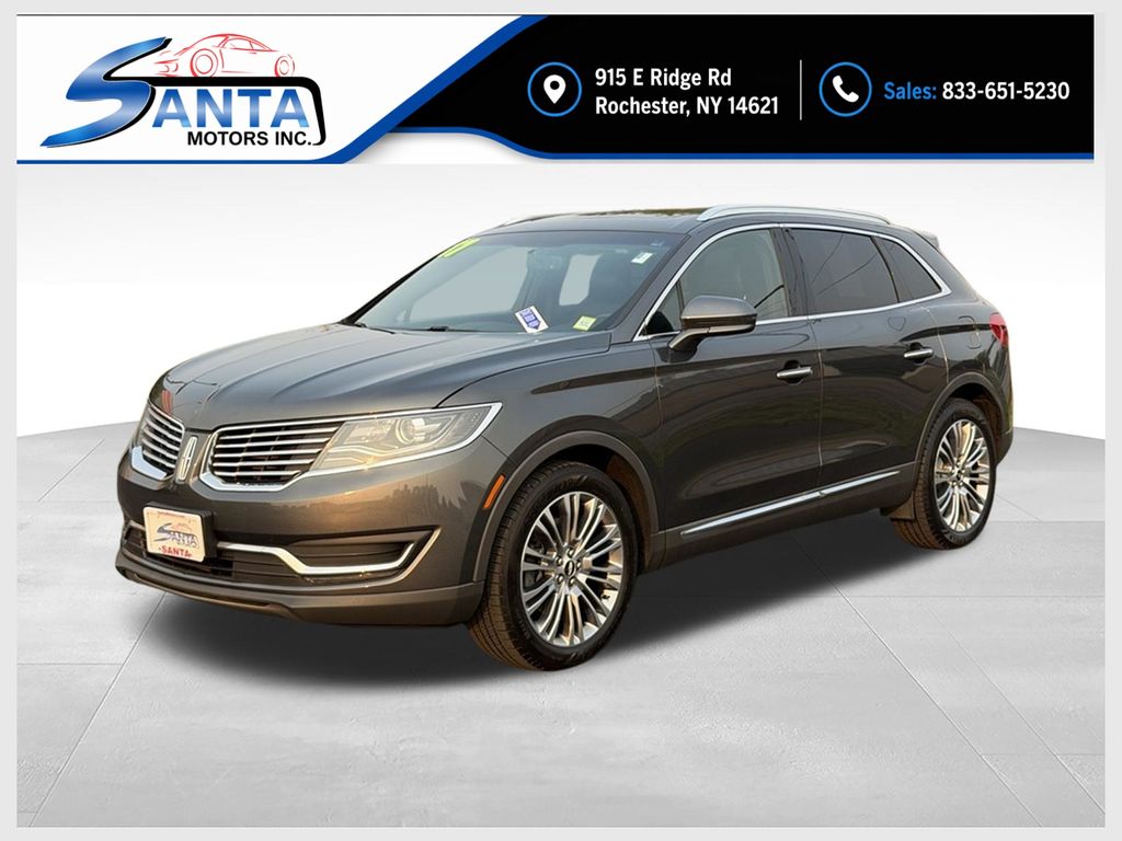Magnetic Gray Metallic 2017 Lincoln MKX SUV / Crossover Front-Wheel Drive 6-Speed Automatic