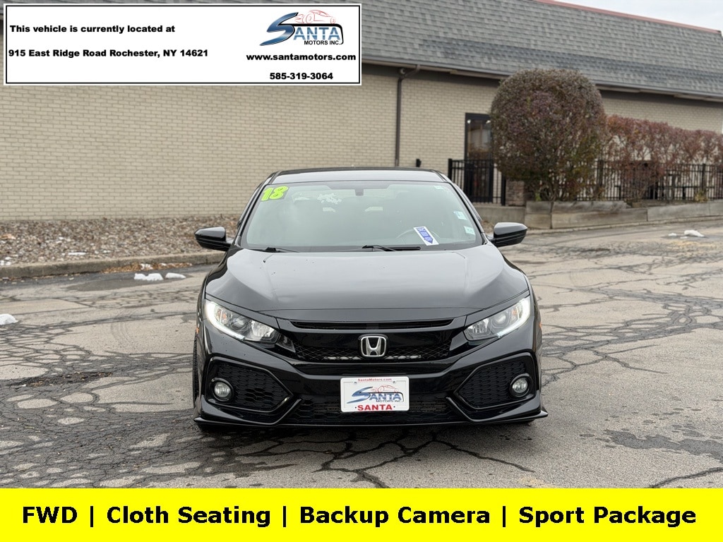 Used 2018 Honda Civic Sport Hatchback
