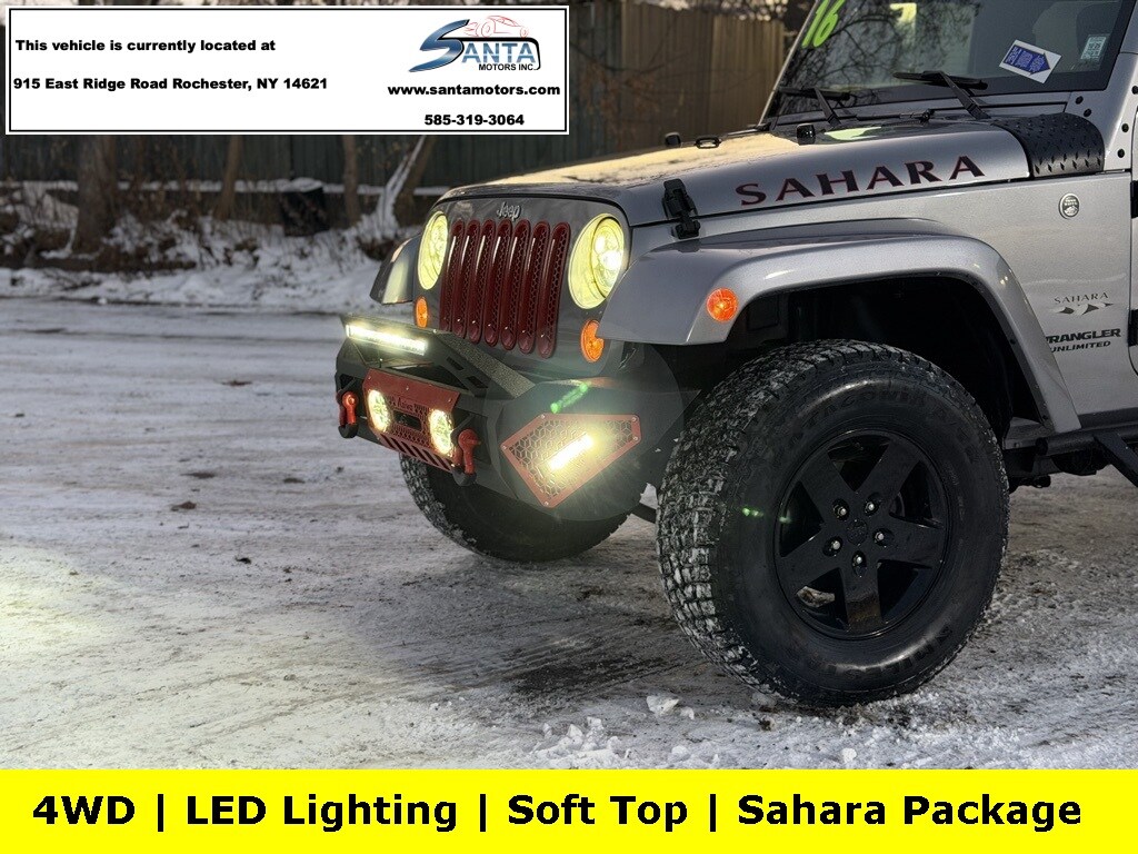 Used 2016 Jeep Wrangler Unlimited Sahara SUV