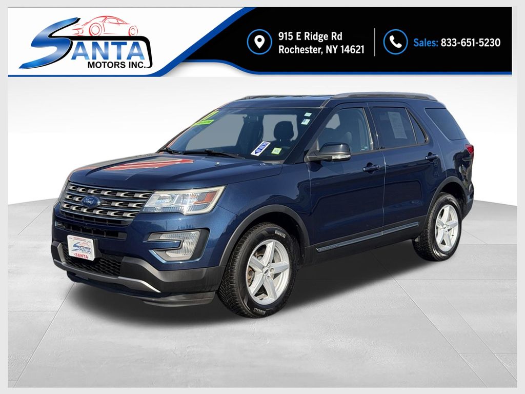 Blue 2017 Ford Explorer SUV / Crossover All-Wheel Drive 6-Speed Automatic