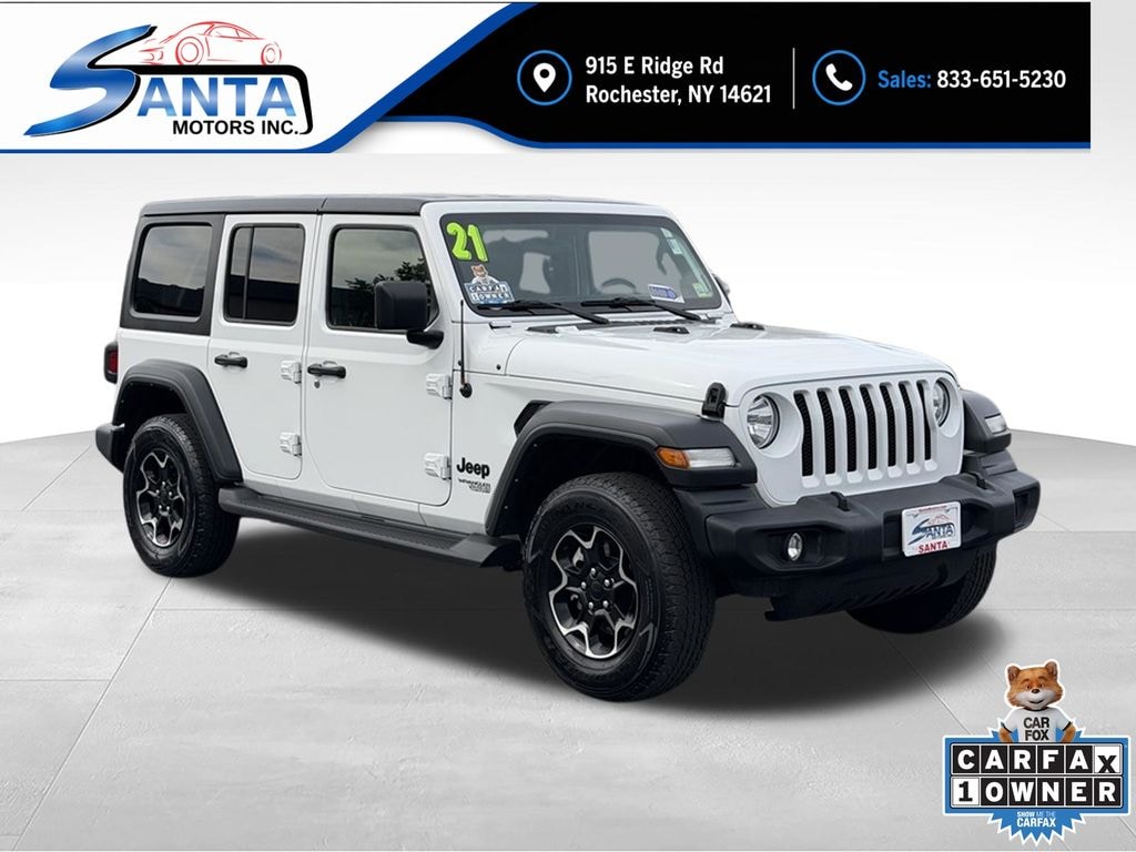 Used 2021 Jeep Wrangler Unlimited Sport S SUV