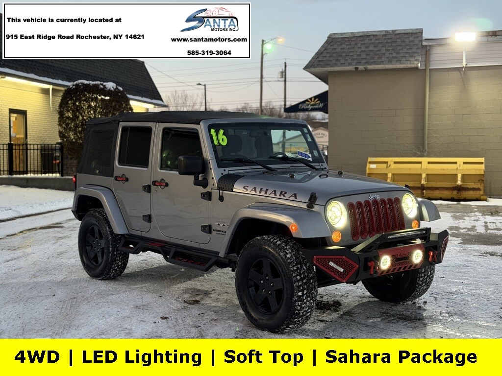 Used 2016 Jeep Wrangler Unlimited Sahara SUV