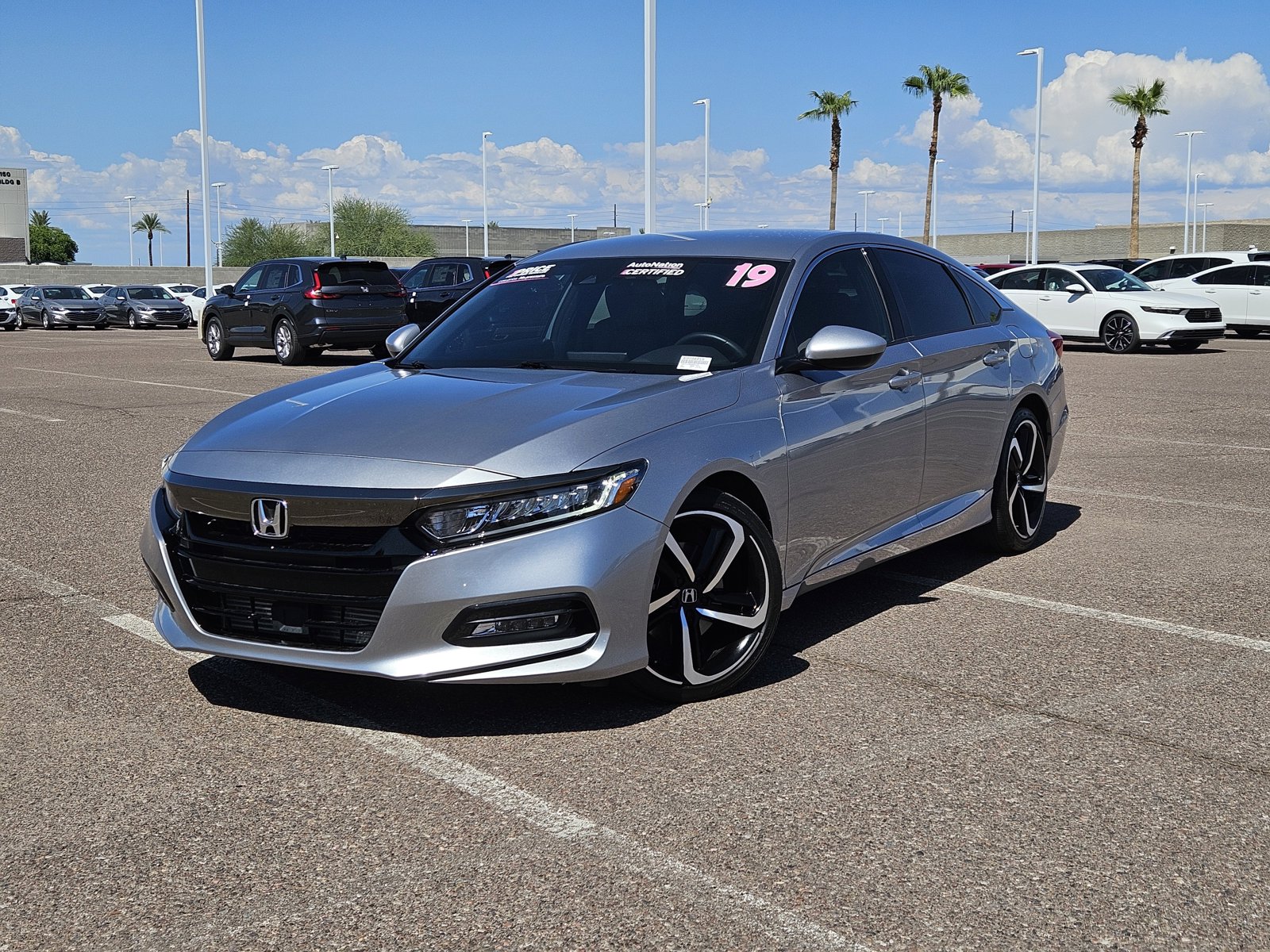 Used 2019 Honda Accord Sport with VIN 1HGCV1F37KA094219 for sale in Chandler, AZ