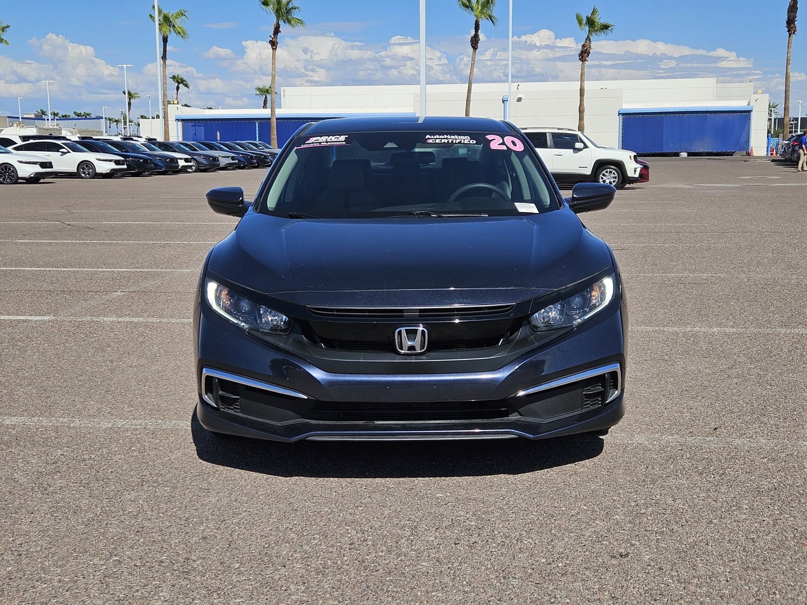 Used 2020 Honda Civic LX with VIN 2HGFC2F65LH589895 for sale in Chandler, AZ