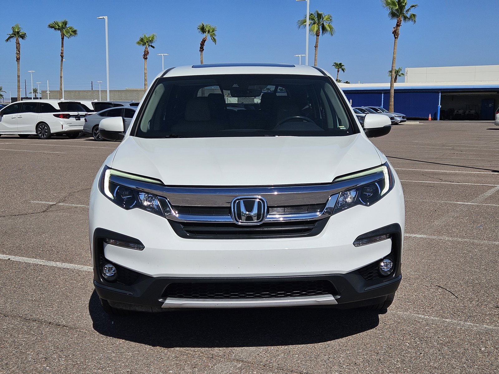 Used 2022 Honda Pilot EX-L with VIN 5FNYF6H5XNB021628 for sale in Chandler, AZ