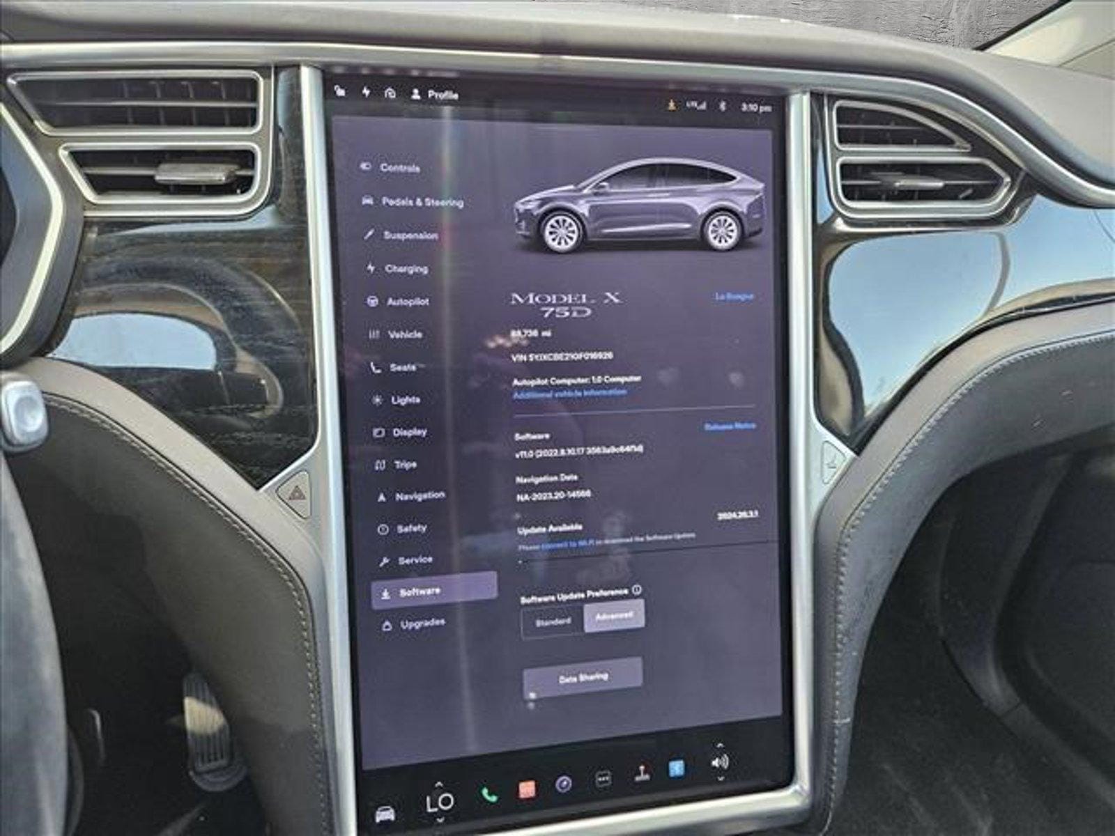 Used 2016 Tesla Model X 75D with VIN 5YJXCBE21GF016926 for sale in Chandler, AZ