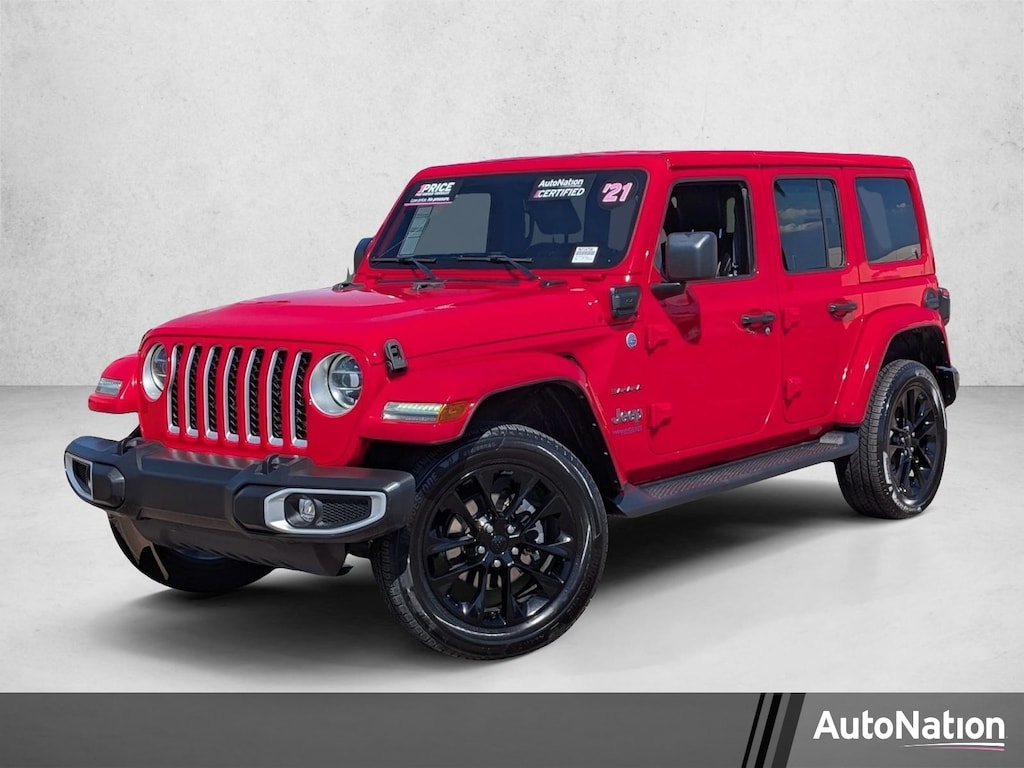 Used 2021 Jeep Wrangler 4xe Sahara SUV