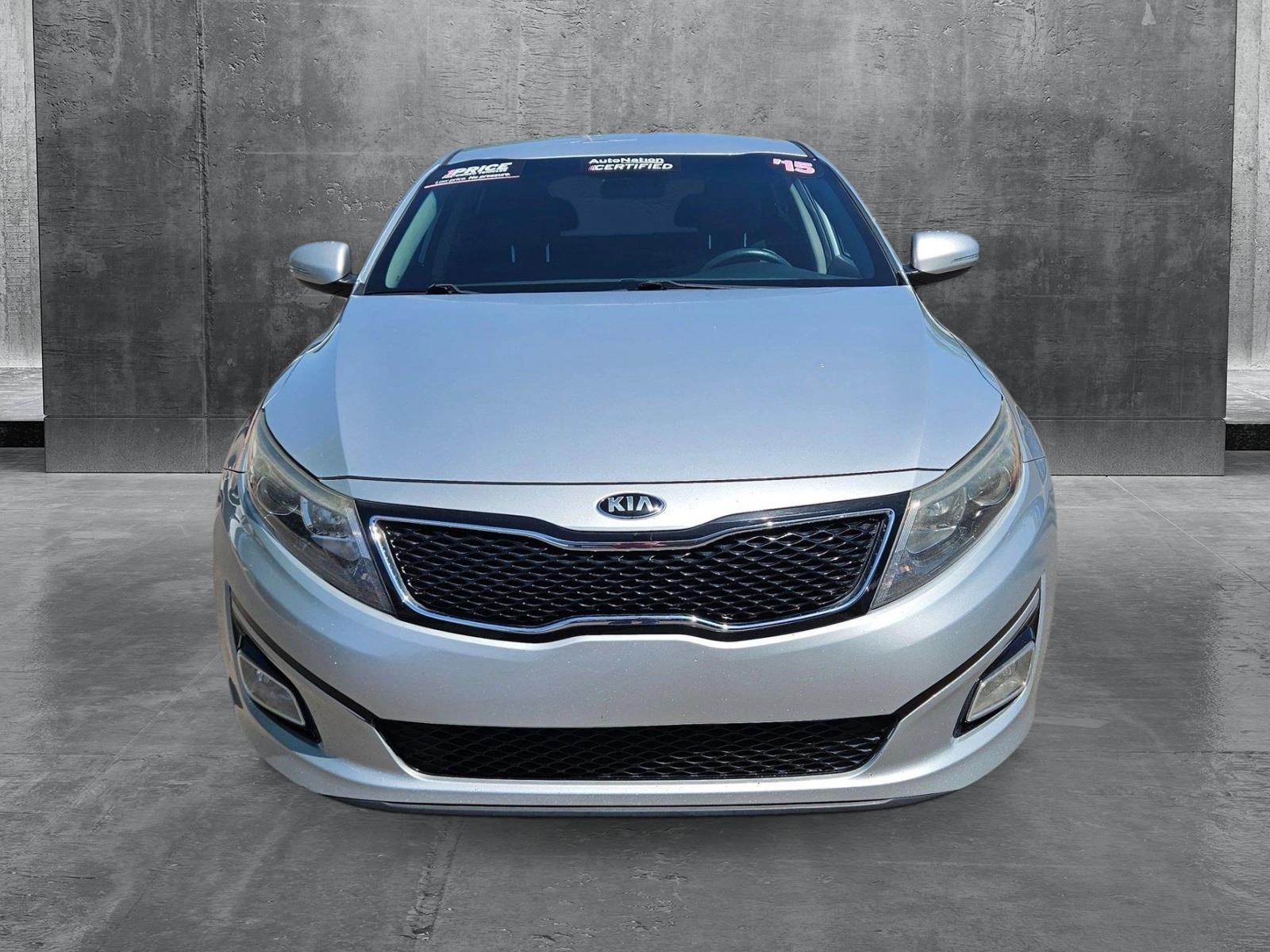 Used 2015 Kia Optima LX with VIN 5XXGM4A74FG505858 for sale in Chandler, AZ