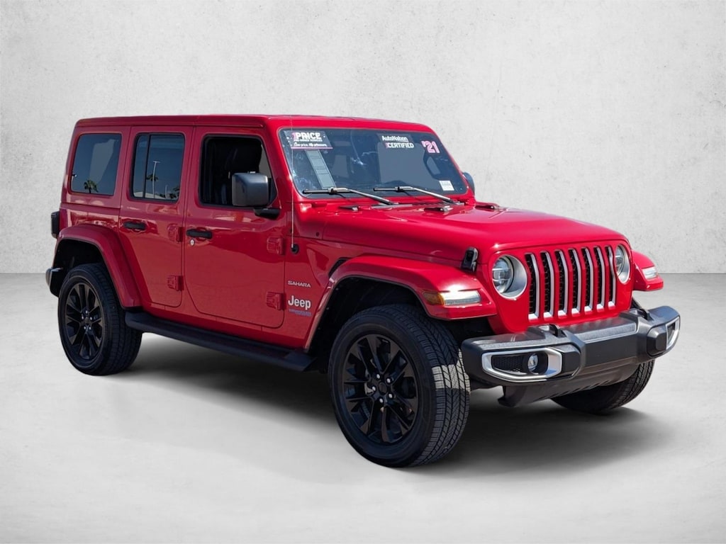 Used 2021 Jeep Wrangler 4xe Sahara SUV