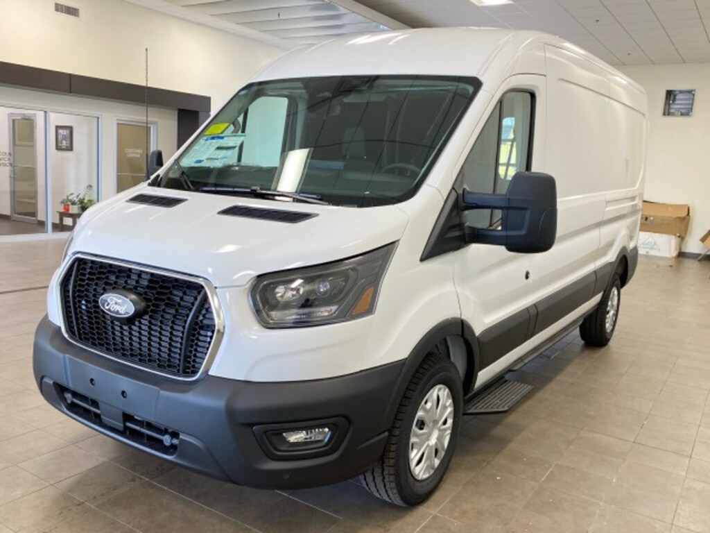 New 2026 Ford Transit Cargo Van T-350 148 Med Rf 9500 Gvwr RWD
