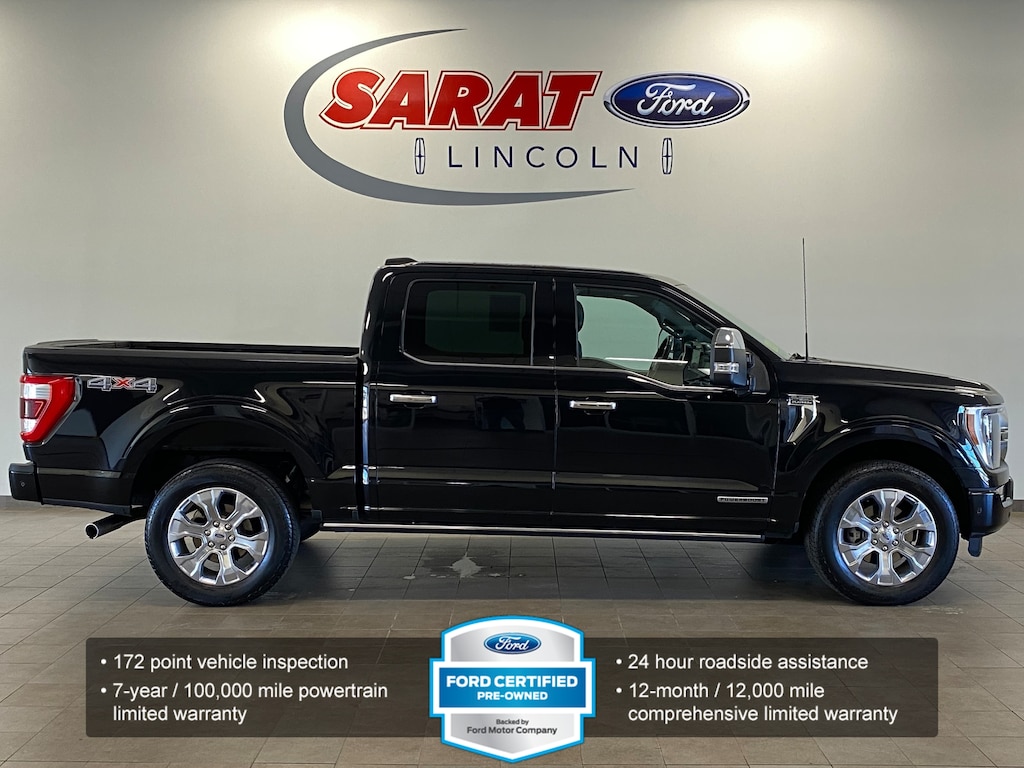 Certified 2022 Ford F-150 Platinum POWERBOOST Truck SuperCrew Cab